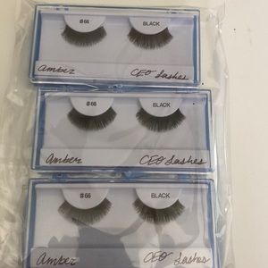 Amber Geo eye lashes set